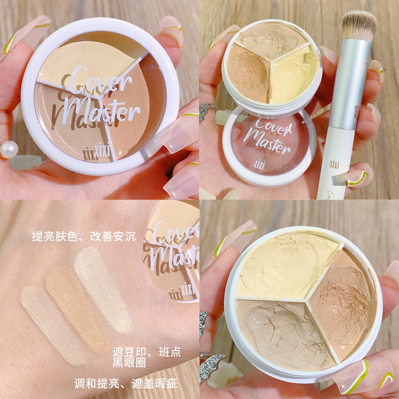 Bảng triệt sắc XIXI, kem che khuyết điểm  concealer nội địa trung F44 Sammi beauty