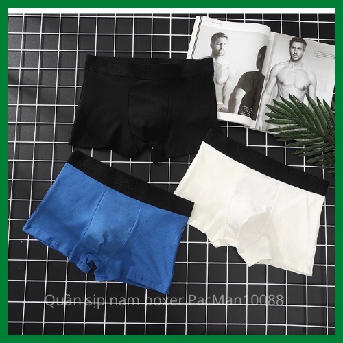 Quần sịp đùi nam boxer cao cấp,quần lót nam cotton co giãn 4 chiều mềm mịn thoáng khí PMA04A