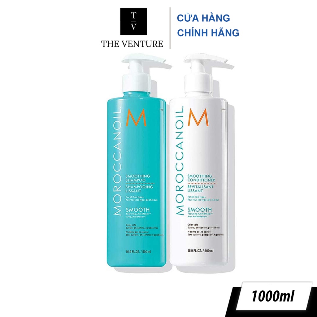 Bộ Dầu Gội &amp; Xả Moroccanoil Moisture Repair, Hydrating, Extra Volume, Smoothing Chính Hãng - 500ml