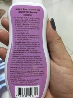 Dung dịch vệ sinh phụ nữ BETADINE