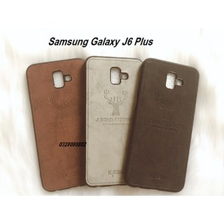 Rẻ Vô Địch Ốp lưng Samsung Galaxy J6 Plus Ốp hươu Silicone Vải Jean TPU