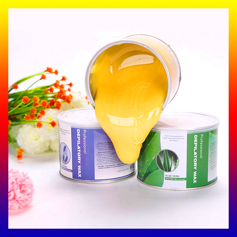 [400g] Gel wax lông mật ong chuyên nghiệp TẶNG 10 QUE GỖ - Wax tẩy lông nách, wax lông vùng kín, lông chân tay