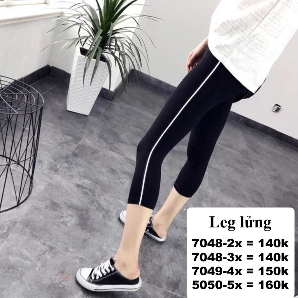 [ 2c 200k ] SALE Quần legging BIG SIZE leg lửng có túi 7048,7049,7050