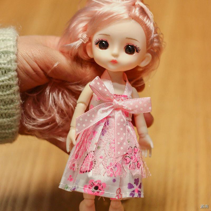 ❆✓❖công chúa Barbie 17cm, một bộ nắp gập có thể thay đổi 6 búp bê bjd, đồ chơi con gái, quà sinh nhật