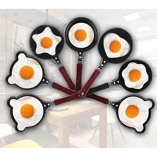 Chảo Chiên Trứng, Làm Bánh Mini Chống Dính Nhiều Hình Ngộ Ngĩnh