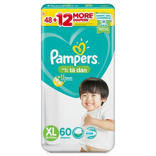 Tã dán Pampers M70/L68/XL60
