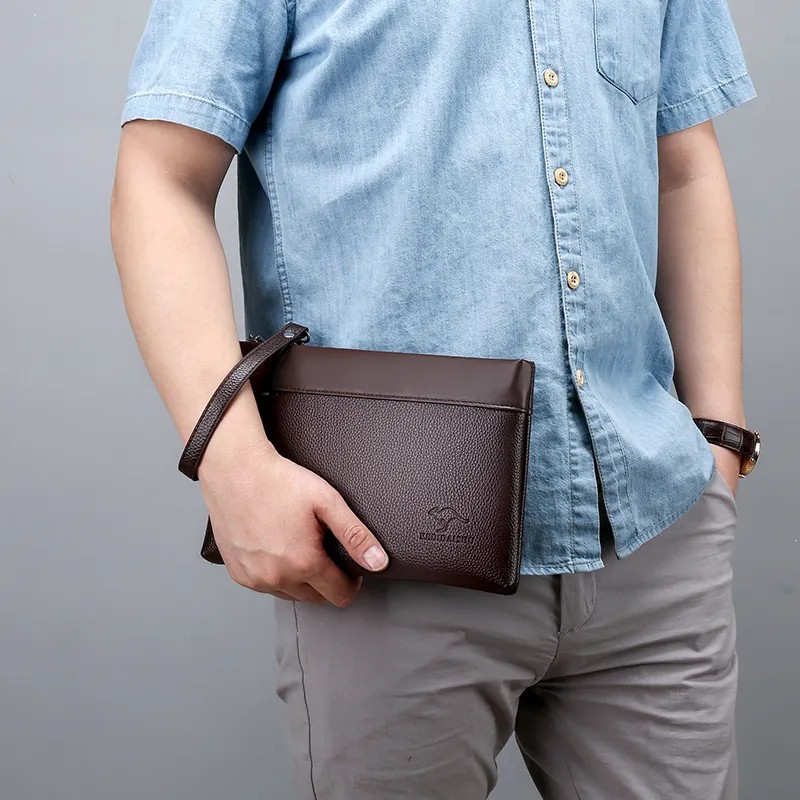 Ví Da Cầm Tay Cho Nam k1032