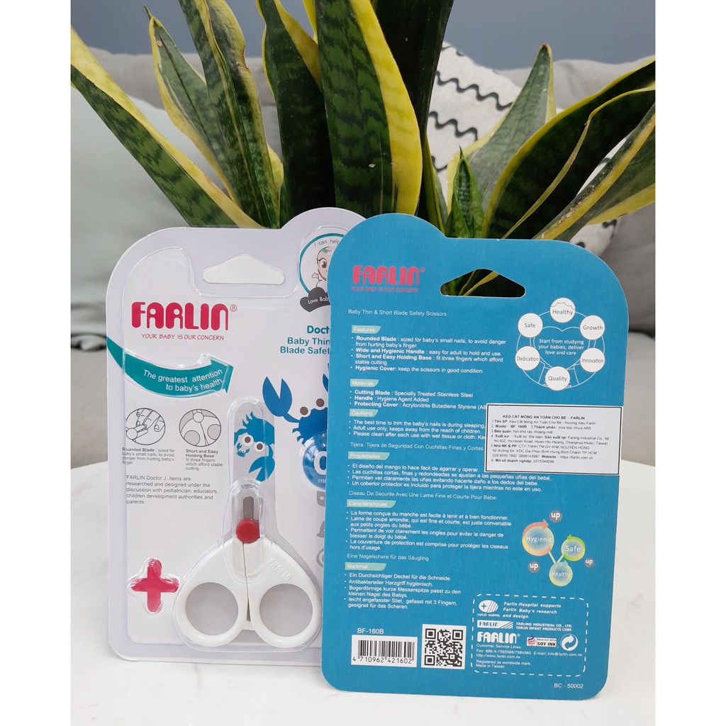 Kéo Cắt Móng Tay Cho Bé FARLIN- BF-160B