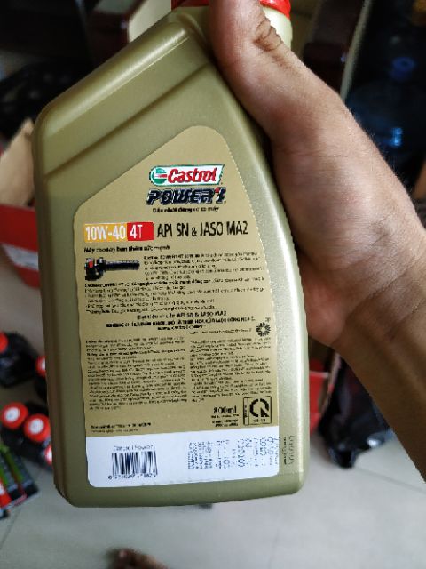 Nhớt Castrol Power 1 10W40 0.8L