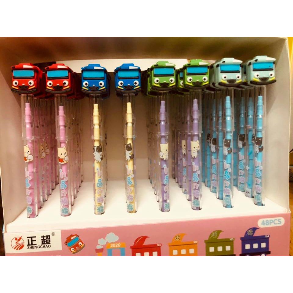 Set 3 BÚT CHÌ KHÚC hình thú mẫu đáng yêu cho bé viết dễ dàng, không bẩn tay-Nhiều mẫu