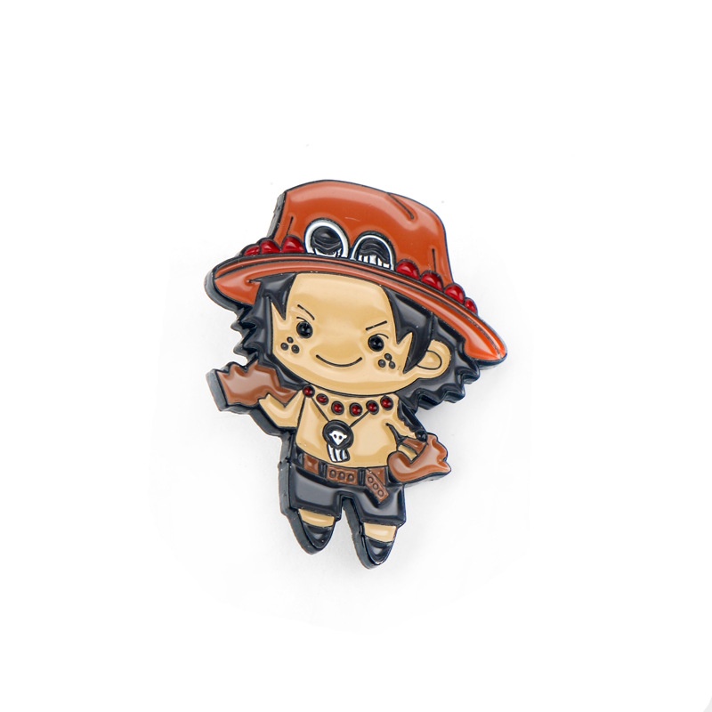 Huy Hiệu Cài Áo Hình Nhân Vật Luffy Ace Hancock Trong Phim Hoạt Hình One Piece YB2