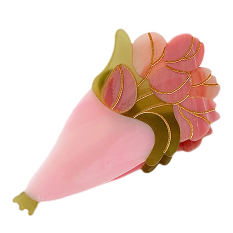Kẹp Tóc Họa Tiết Hoa Thời Trang Nữ Tính