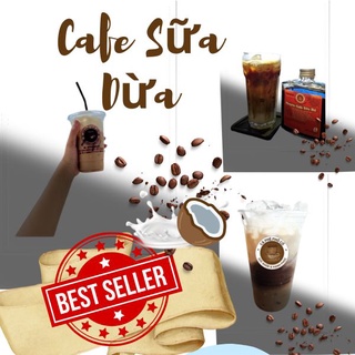 BỘT CỐT DỪA PHỐ CỔ DÙNG TRONG PHA CHẾ COFFE CACAO… 250g