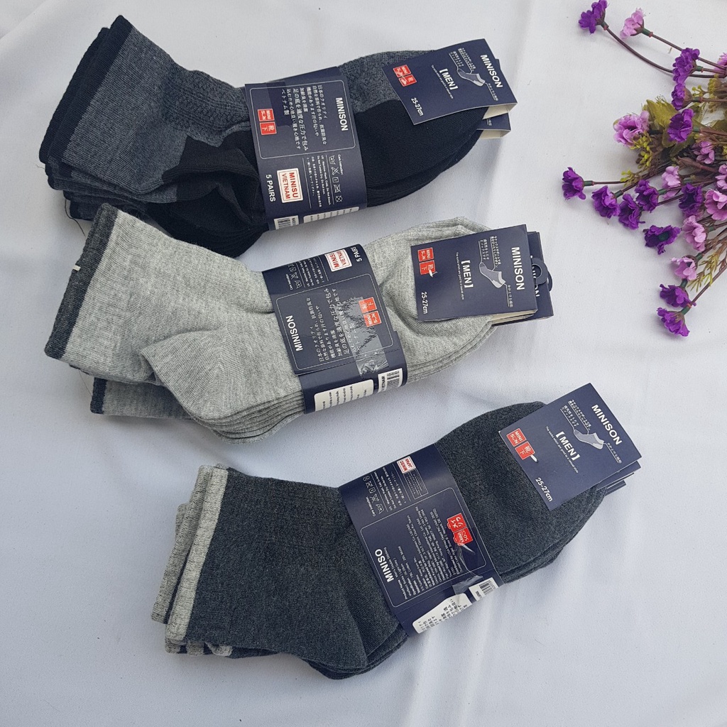 Tất miniso cổ cao