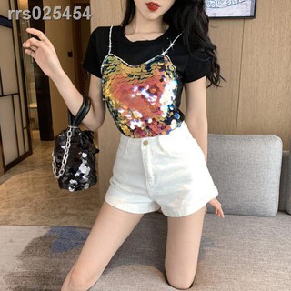 Áo Thun 95% Cotton Ngắn Tay Thêu Họa Tiết Xinh Xắn Kiểu Hàn Quốc Cho Nữ