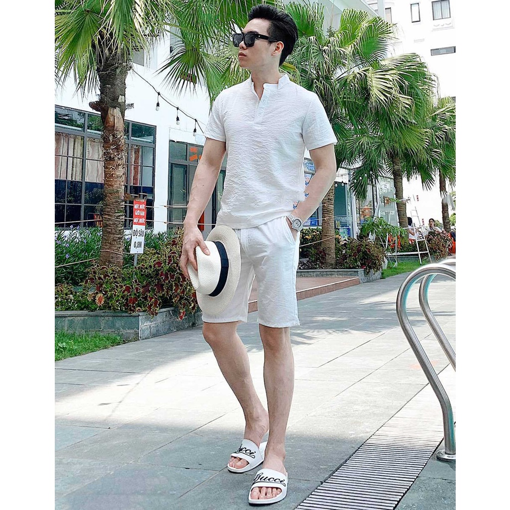 [Combo] Bộ Quần Áo Đũi Cộc Nam Combo 1 Áo Đũi 1 Quần Đũi Ngắn, Chất Mát Dáng Vừa Phong Cách Hàn Quốc