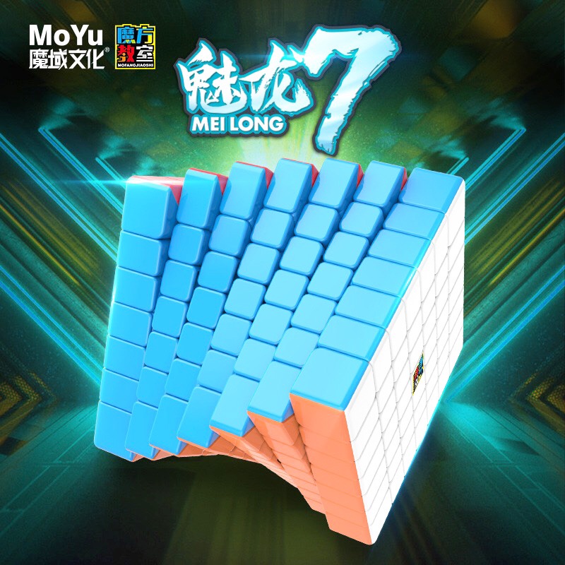 Rubik 7x7 Stickerless MoYu MeiLong MFJS Rubik 7 Tầng Đồ Chơi Trí Tuệ