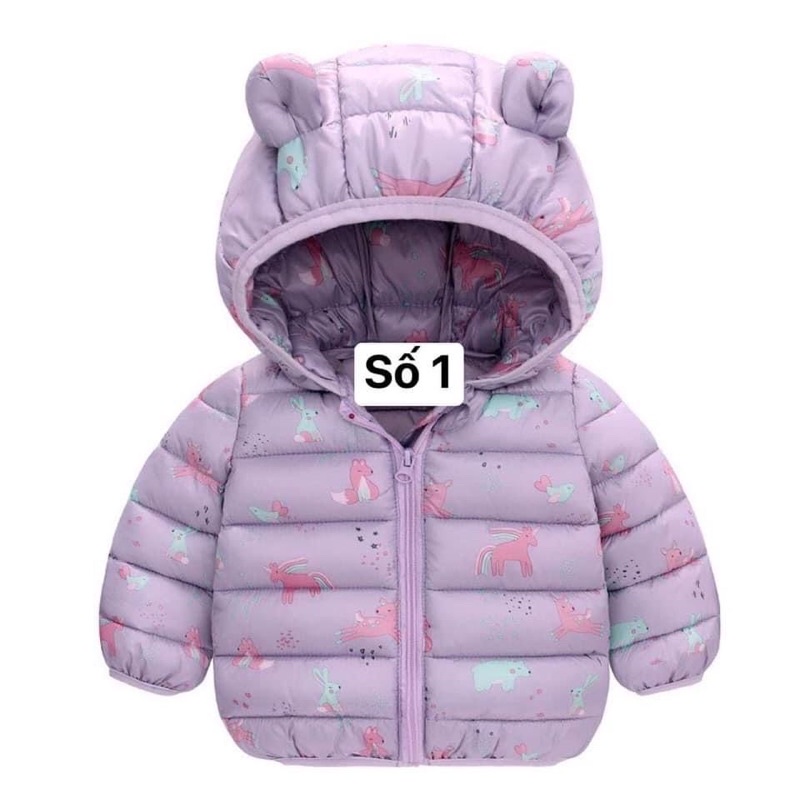 Áo  khoác tai gấu