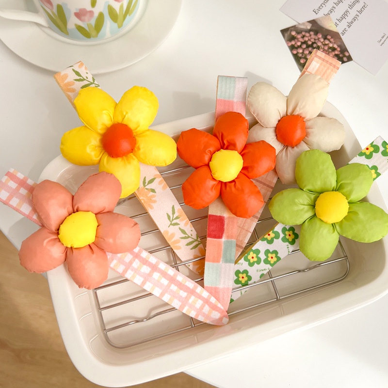 Băng Đô Cài Tóc Họa Tiết Hoa Thời Trang Cho Bé