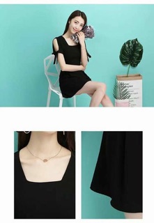 Đầm thiết kế nơ tay