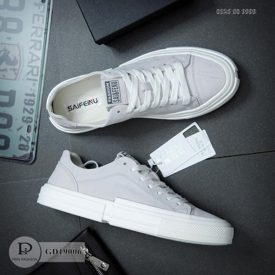 Giày Sneaker Da Lộn Hàng Cao Cấp Tặng Kèm Tất khử mùi - Fullboxx - GD19006 SneakerNam | BigBuy360 - bigbuy360.vn
