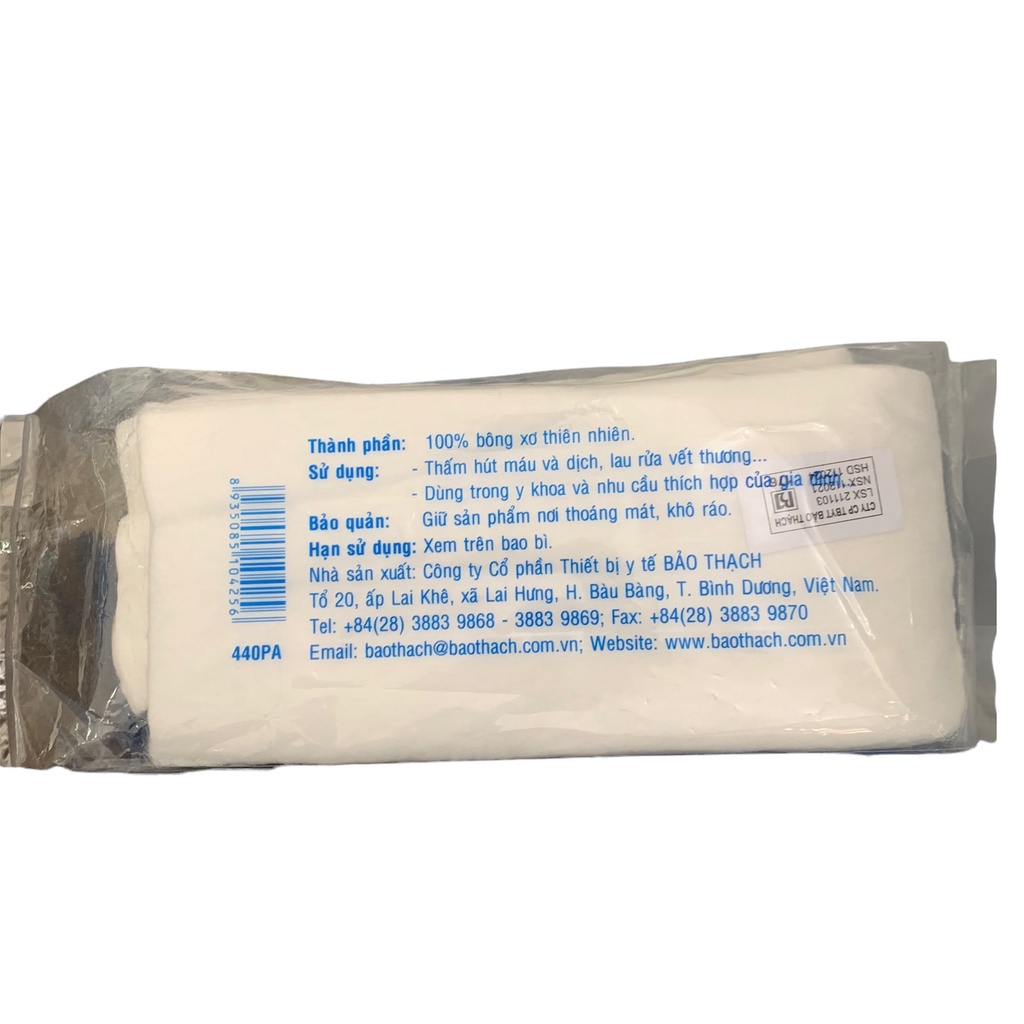 Bông Zigzag - Bông gòn  - Bông Bạch Tuyết 100g/ gói