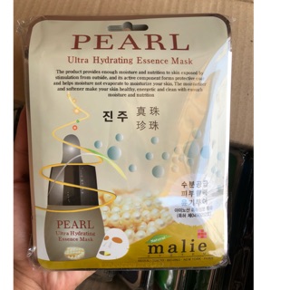 Combo 5 miếng mặt nạ ngọc trai Malie Hàn Quốc
