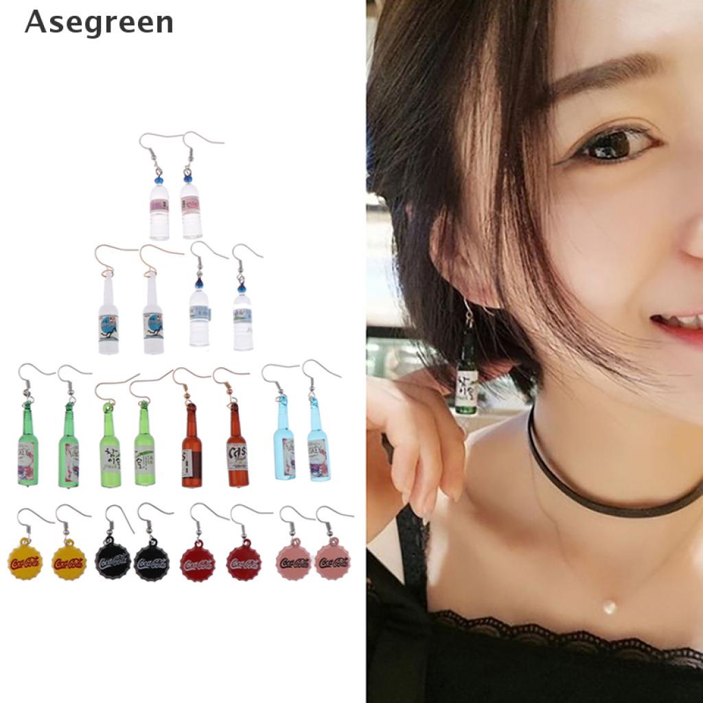 1 Đôi Bông Tai Handmade Hình Ly Bia Độc Đáo