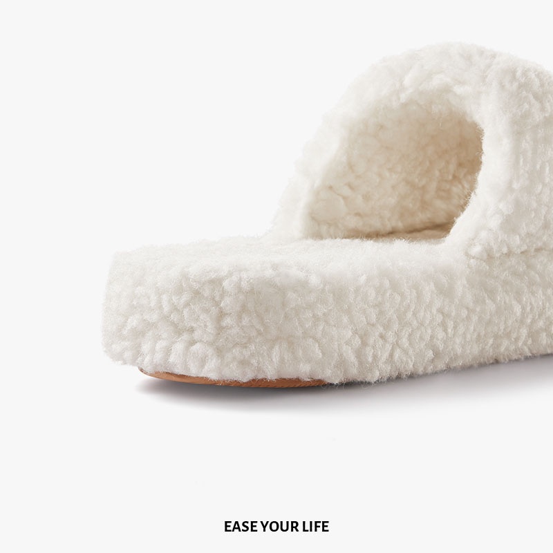 Dép bông đi trong nhà POSEE PS4009W chống trượt thời trang thu đông 2022 đáng yêu dành cho nữ