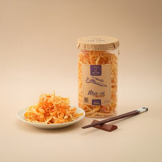 Mực xé hấp dừa Nha Trang Khô Food, hũ pet 250g