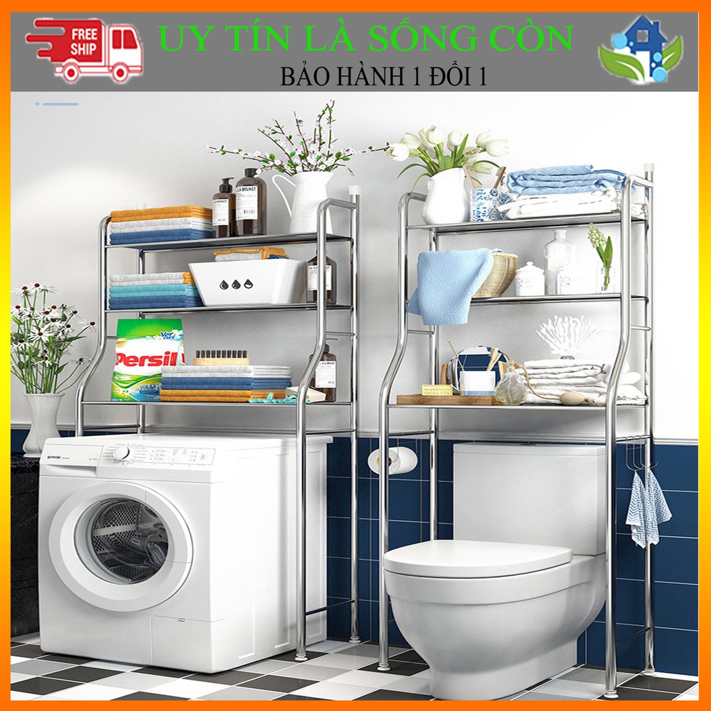 {SẢN PHẨM}Kệ máy giặt kệ bồn cầu thép hộp kết hợp gỗ MDF sang trọng