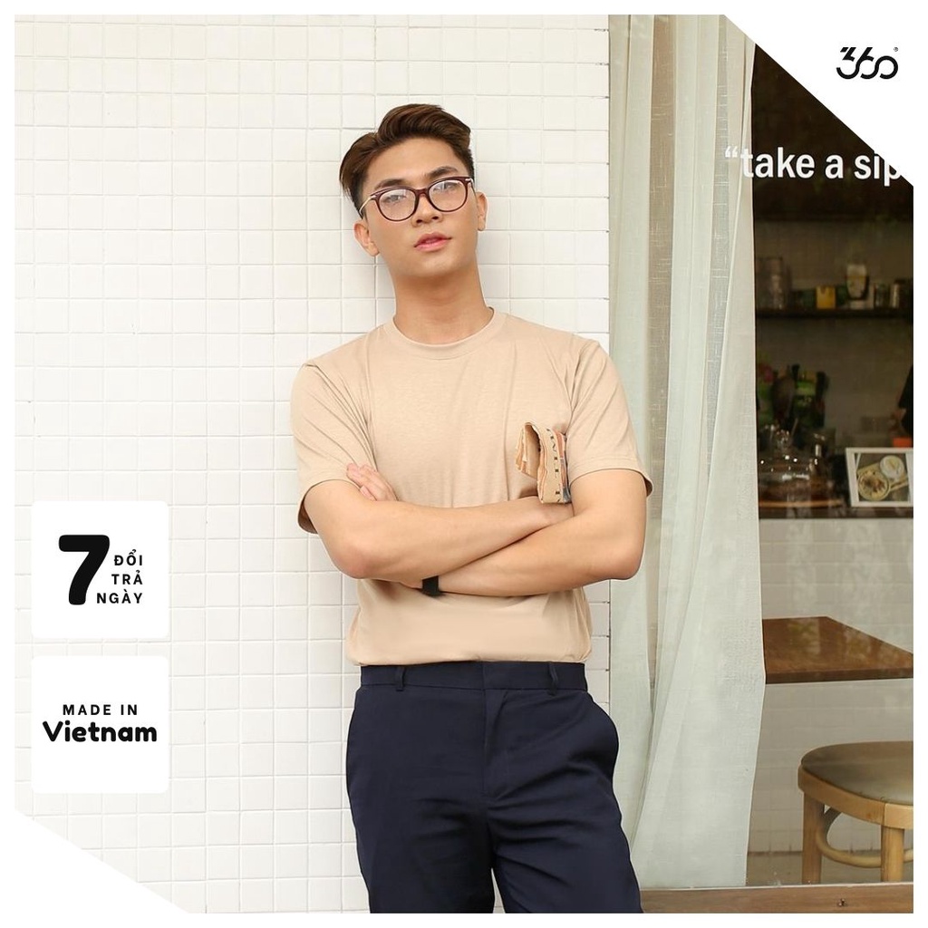 Áo phông trơn cộc tay thương hiệu 360 Boutique - APHTK201 | BigBuy360 - bigbuy360.vn