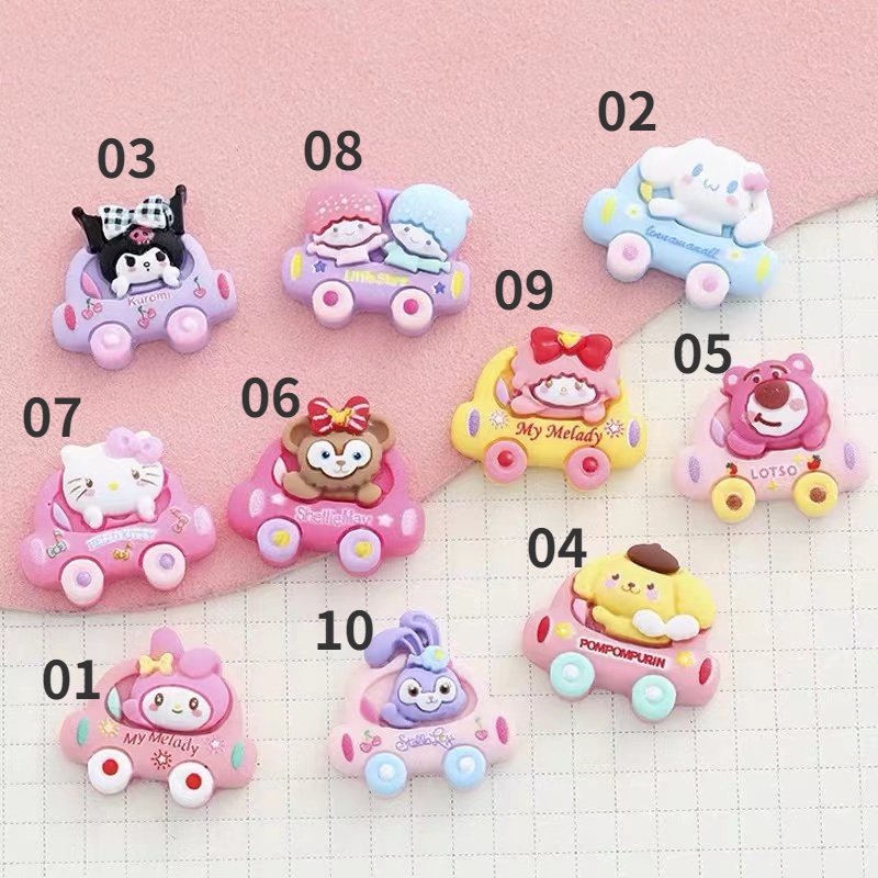 1 Vật Liệu Resin Tự Làm Trang Sức Thủ Công Hình Sanrio Hoạt Hình DIY