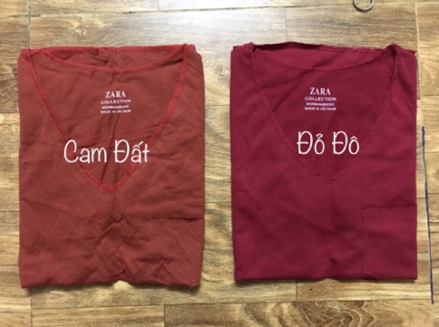 Áo phông cotton giấy cổ tim | BigBuy360 - bigbuy360.vn