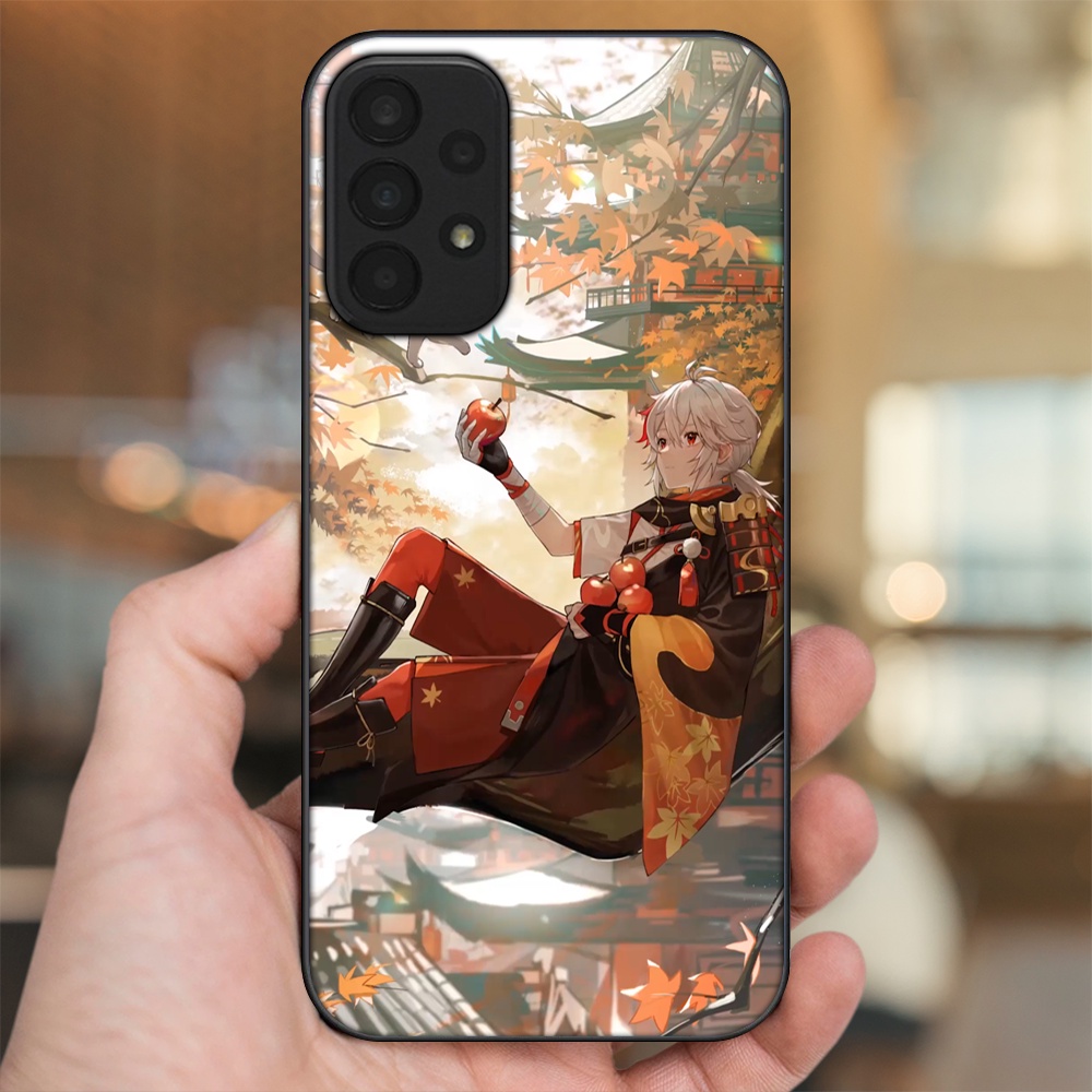 Ốp lưng Samsung A23 viền đen in hình Kazuha Genshin Impact