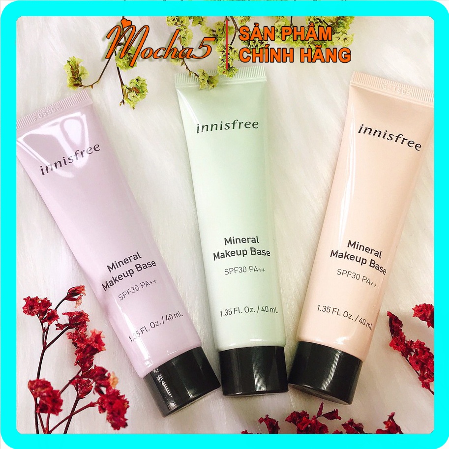 Kem lót INNISFREE Mineral Makeup Base SPF30 PA+++ tác dụng 4in1 40ml