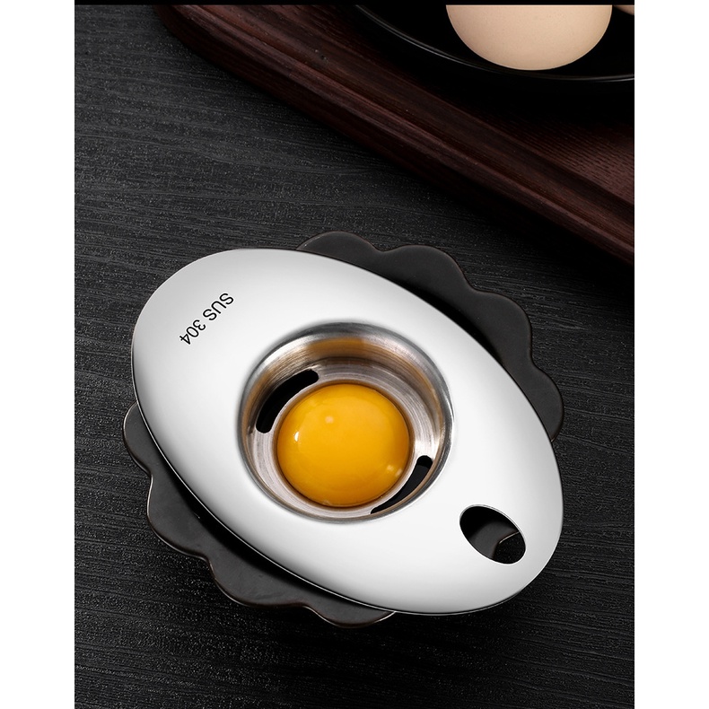 Dụng Cụ Tách Lòng Đỏ Trứng DIY Bằng Thép Không Gỉ 304