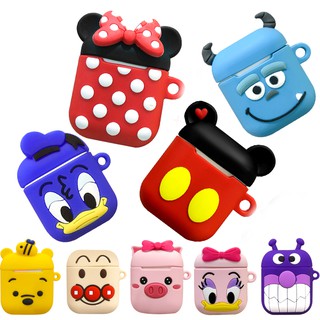 Vỏ cho hộp sạc tai nghe Apple Airpods bằng silicon bền và dễ thương