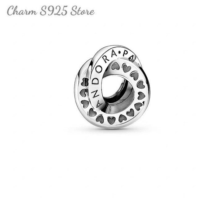 charm bạc s925 in chữ pan hàng cao cấp mẫu mới 2021