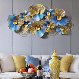 Decor hoa sắt trang trí 3D ấn tượng mã A2009
