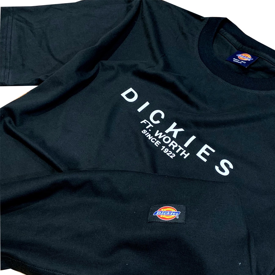 Áo thun Dickies - Teeshirt Dickies Original - Đen &amp; Trắng - Unisex nam nữ.