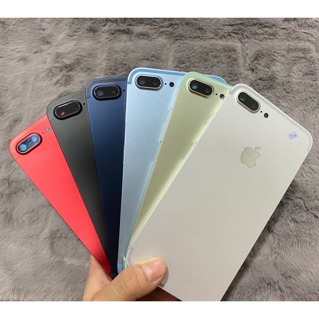 Vỏ iPhone 7 Plus cạnh vuông iPhone 12, kèm bộ nút