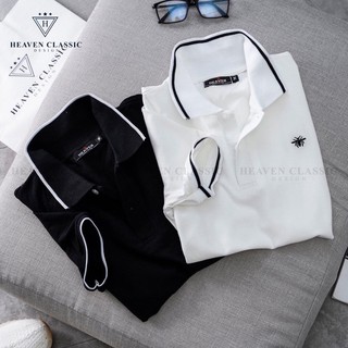 Áo thun nam polo coton cao cấp logo thêu ong - 𝐊𝐞𝐧𝐓 𝐒𝐡𝐨𝐩