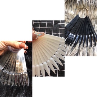 Móng que tập sơn - móng que nail đầu nhọn 1 bịch 40 que
