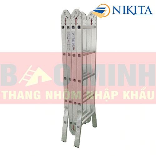 Thang Nhôm Gấp 4 Khúc Nikita TGA58 5.8m (Nik54A)