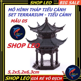 Mô hình trang trí Bán Cạn - (mẫu 05) Terrarium - Tiểu cảnh - trang trí hồ cá- hồ thủy sinh