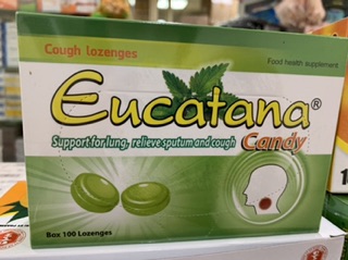Kẹo ngậm ho Eucatana tinh chất bạc hà