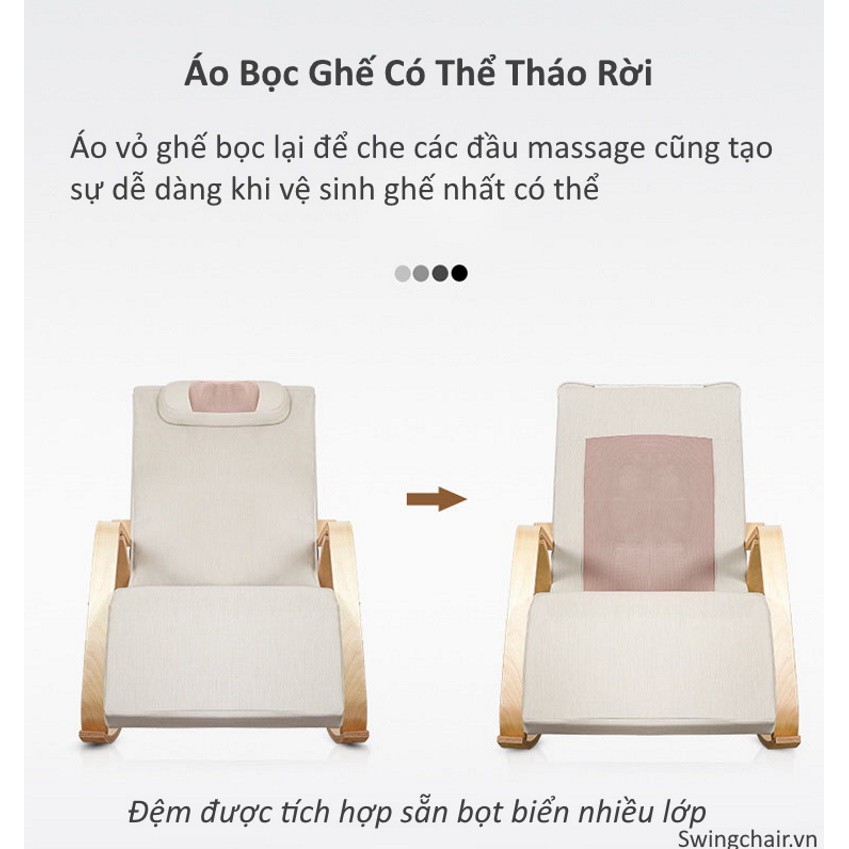 Ghế Thư Giãn Bập Bênh Poang Massage Chair 1