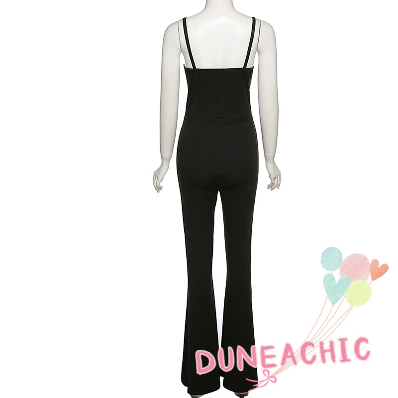 DUNEA Áo liền quần phối lưới thời trang cho nữ