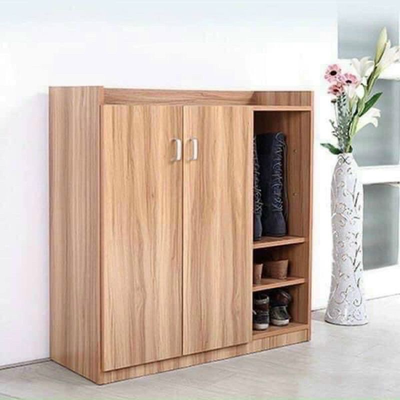 Tủ giày gỗ, Tủ đựng giày 2 cánh tủ, 3 tầng gỗ MDF. Mẫu mã đa dạng | BigBuy360 - bigbuy360.vn